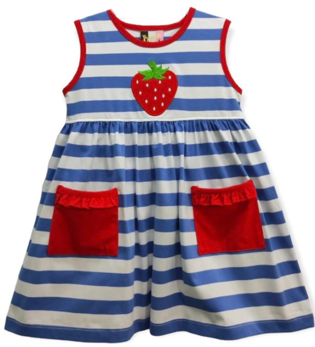 Strawberry Applique Dress 4 Strawberry Applique Dress 4