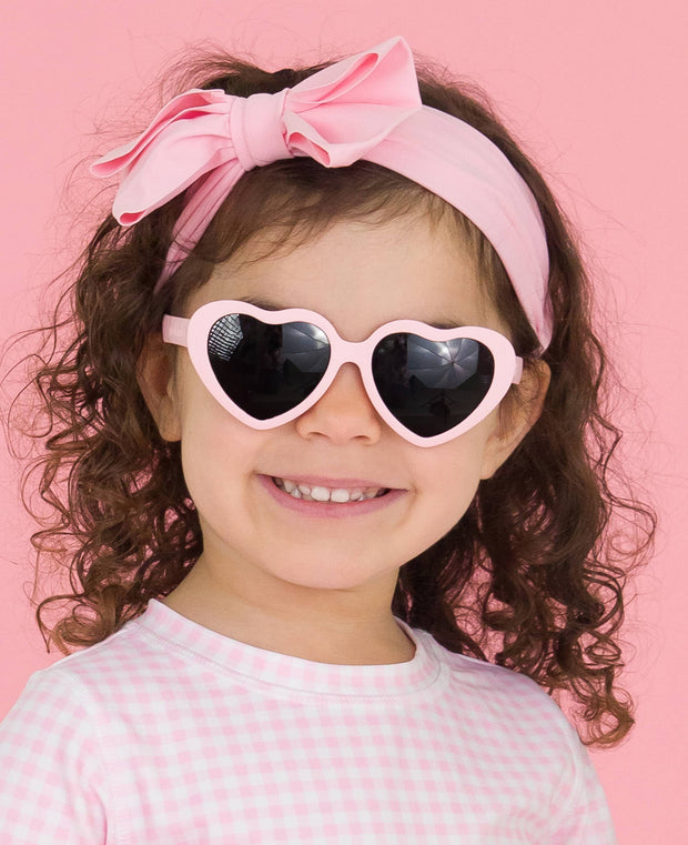 Pink RuffleButts x Roshambo Heart Sunglasses