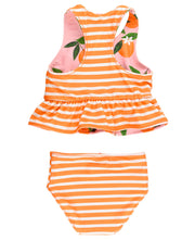 Orange You The Sweetest Reversible Peplum Tankini