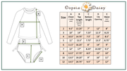 Kids Pastel Star Fish Long Sleeve Ruffle Rash Guard Swimsuit