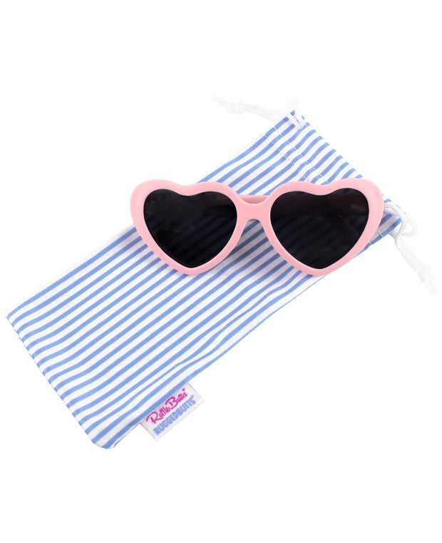 Pink RuffleButts x Roshambo Heart Sunglasses