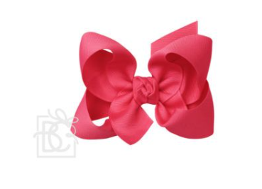 4.5" Large Grosgrain Bow w/Knot