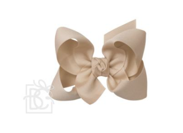 4.5" Large Grosgrain Bow w/Knot