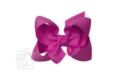 4.5" Large Grosgrain Bow w/Knot