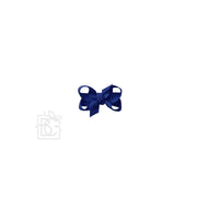 SIGNATURE GROSGRAIN BOW ON CLIP: 1.5" Infant - 3/8" Ribbon on Snap Clip