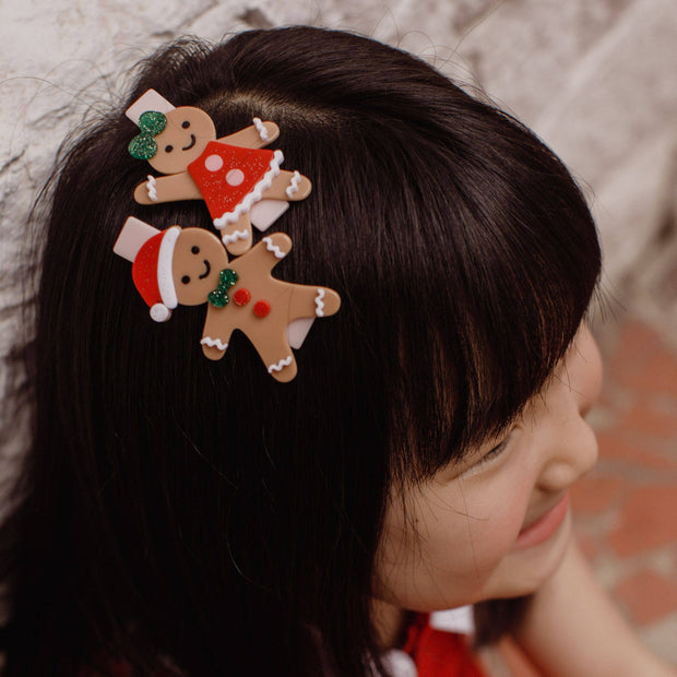 HOL-Happy Gingerbread Cookies Alligator Clips