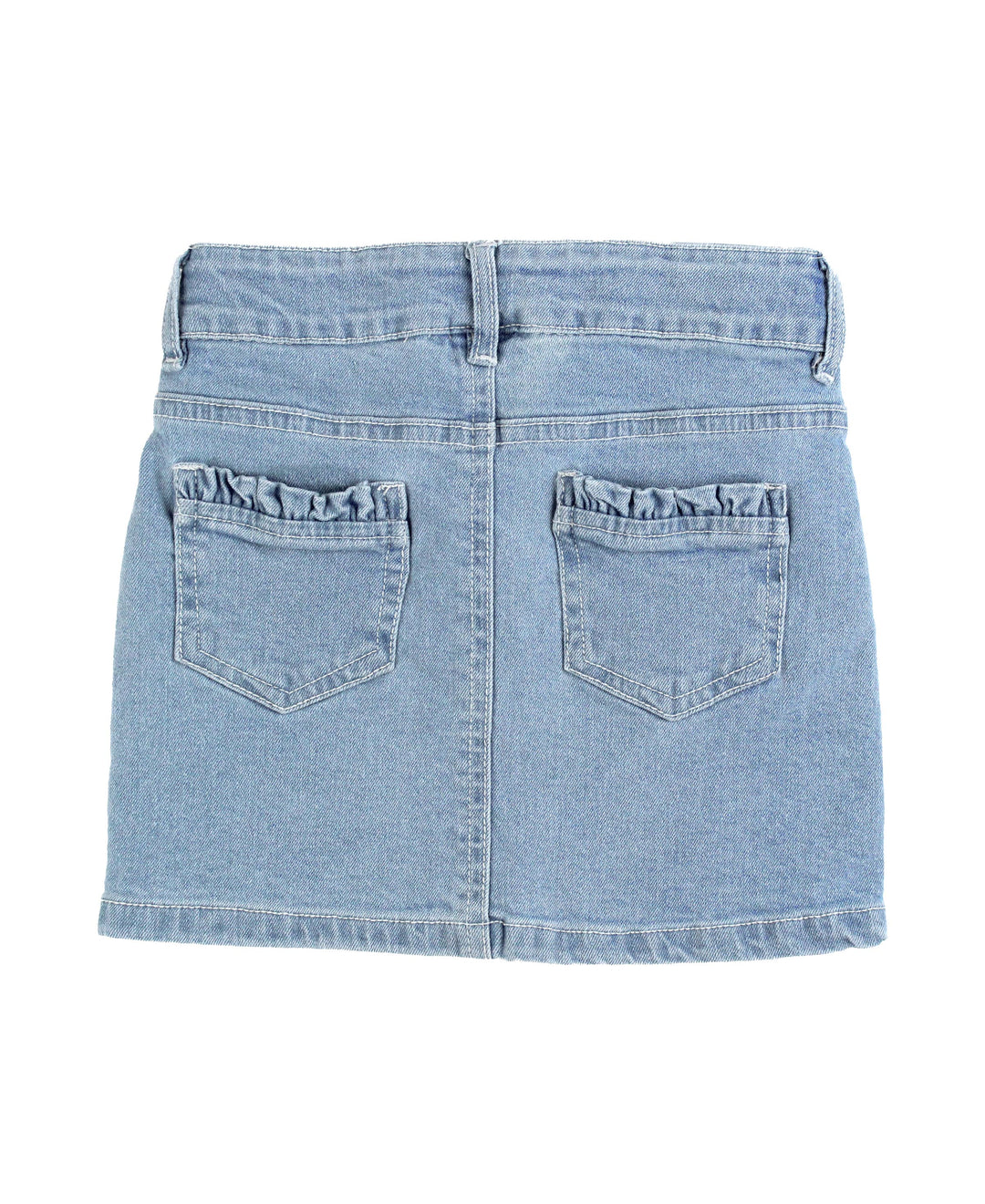 【THE MUSEUM VISITOR】HEART POCKET WASHED DENIM SKIRT HEART POCKET WASHED DENIM SKIRT : THE MUSEUM VISITOR