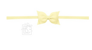 Soft Headband with Dainty Grosgrain Bow