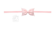 Soft Headband with Dainty Grosgrain Bow