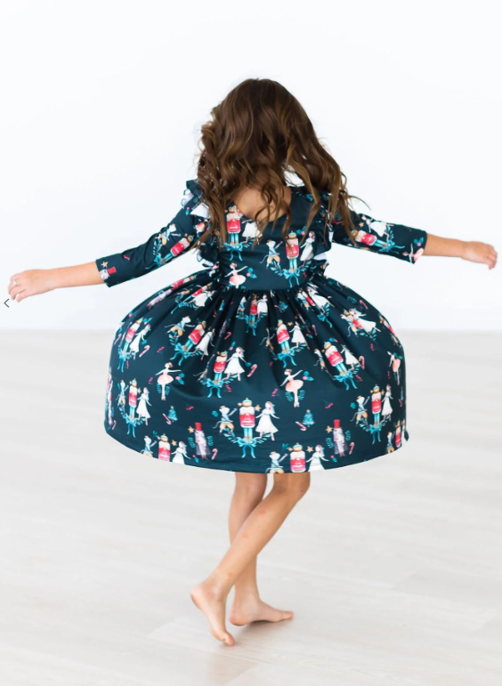 Christmas Ballet Ruffle Twirl Dress Multicolor / 7-8y Christmas Ballet Ruffle Twirl Dress Multicolor / 7-8y