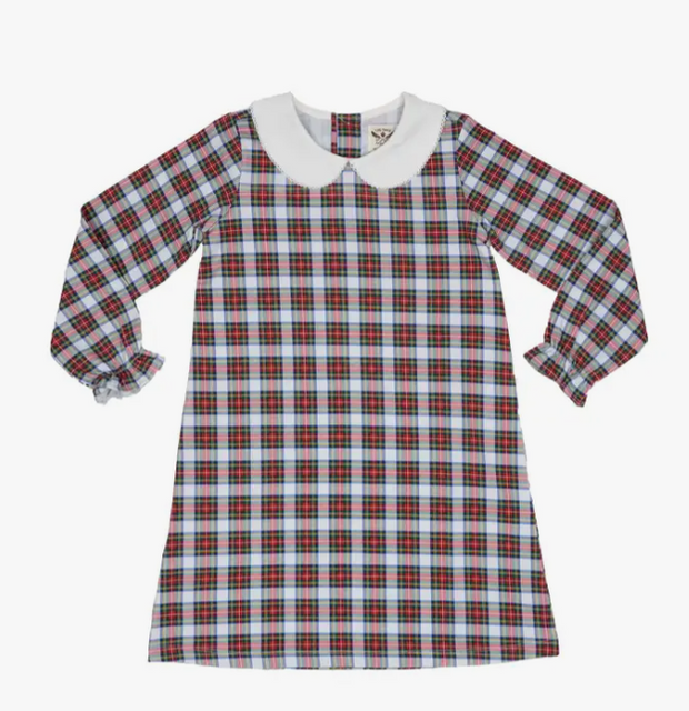 Presley Kait Christmas Plaid Dress