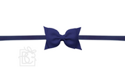 Soft Headband with Dainty Grosgrain Bow