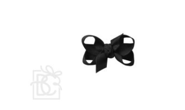 SIGNATURE GROSGRAIN BOW ON CLIP: 1.5" Infant - 3/8" Ribbon on Snap Clip