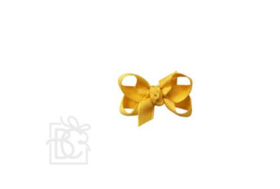 SIGNATURE GROSGRAIN BOW ON CLIP: 1.5" Infant - 3/8" Ribbon on Snap Clip