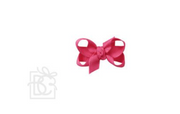SIGNATURE GROSGRAIN BOW ON CLIP: 1.5" Infant - 3/8" Ribbon on Snap Clip