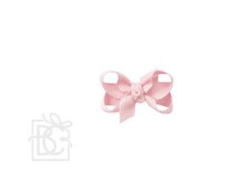 SIGNATURE GROSGRAIN BOW ON CLIP: 1.5" Infant - 3/8" Ribbon on Snap Clip