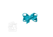 SIGNATURE GROSGRAIN BOW ON CLIP: 1.5" Infant - 3/8" Ribbon on Snap Clip