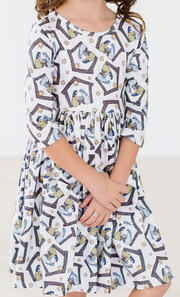 NATIVITY POCKET TWIRL DRESS