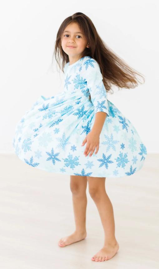 WINTER WONDERLAND POCKET TWIRL DRESS