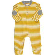 Mustard Stripe Romper