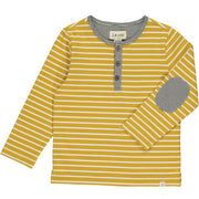 Mustard Stripe Henley