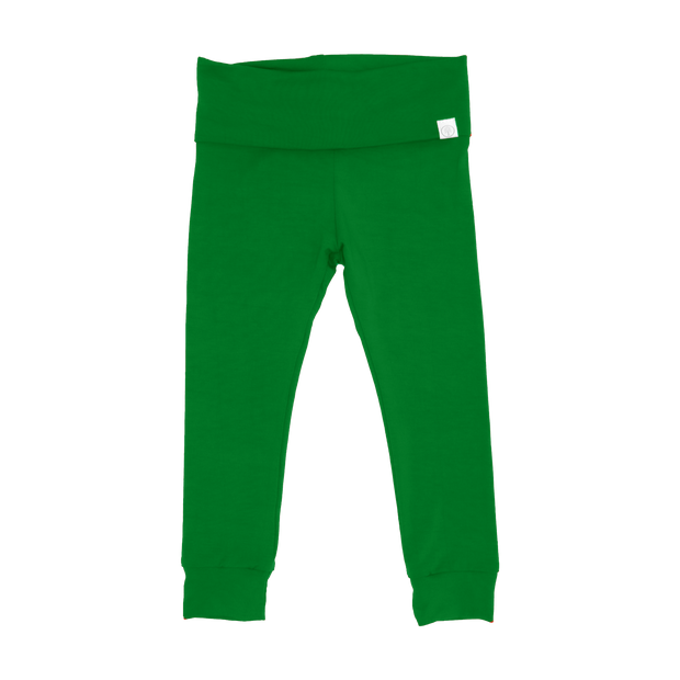 Organic Bamboo Baby and Kids Leggings - Green