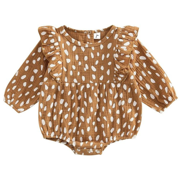 Bubble Romper - fawn