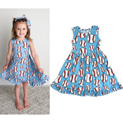 Bambino TANK RUFFLE TWIRL DRESS