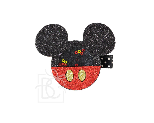 Shaker Hair Clip - Boy Mouse