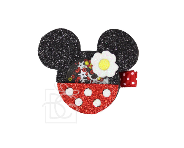 Shaker Hair Clip - Girl Mouse