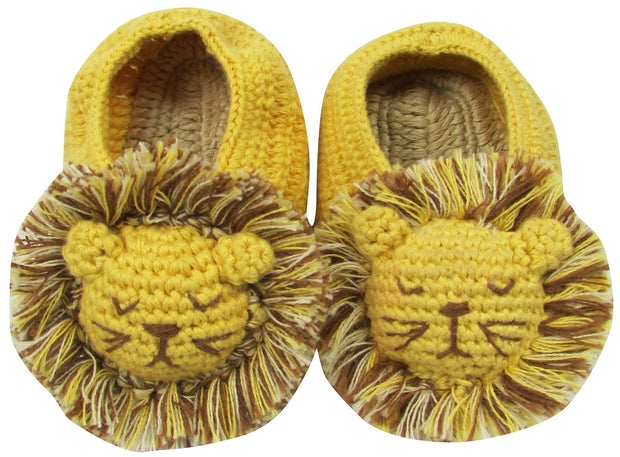 Crochet Leo Lion Booties