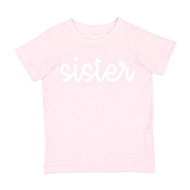 Sister Short Sleeve Shirt - Kids Sibling Tee