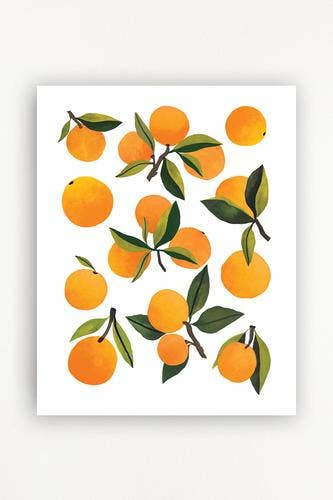Fresh Clementines Art Print