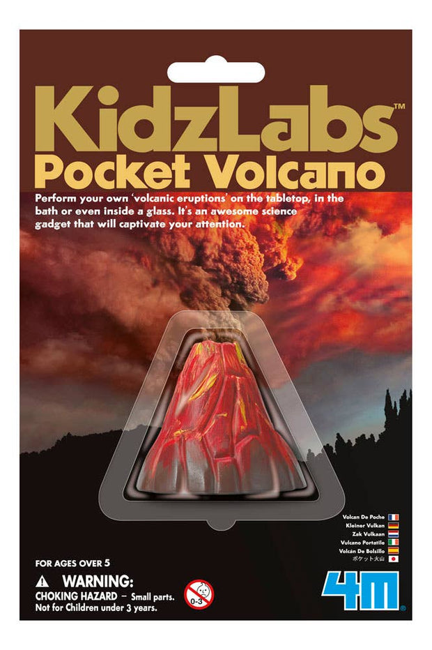 4M Kidzlabs Pocket Volcano, DIY Chemistry Experiment