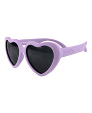 Lavender RuffleButts x Roshambo Heart Sunglasses