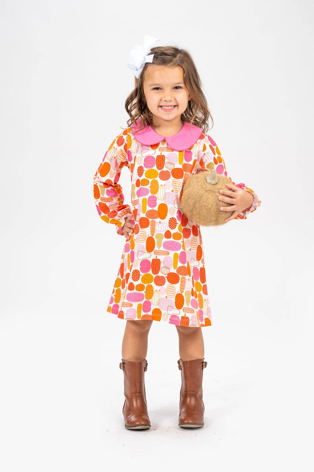 Presley Kait Retro Pumpkin Dress