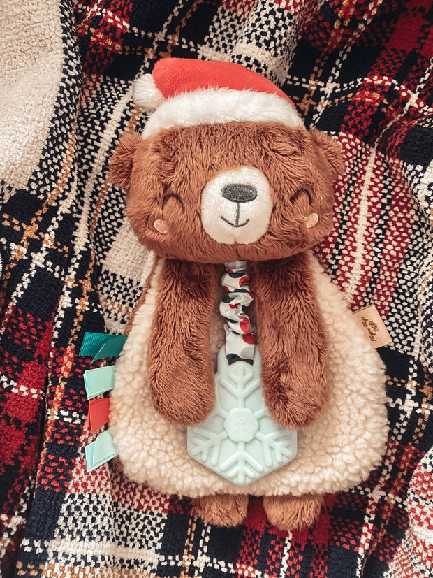 *NEW* Holiday Bear Itzy Lovey™ Plush + Teether Toy