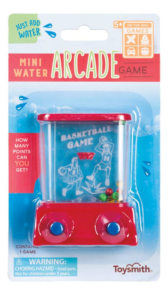 Mini Water Arcade Games, 2 Styles, Travel Size