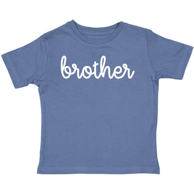 Brother Script Short Sleeve Shirt - Sibling Tee