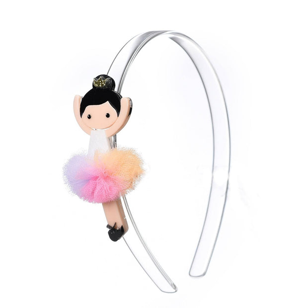 Ballerina Rainbow Tutu with Black Hair Headband