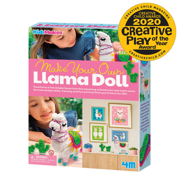 4M Make Your Own Llama Doll Kit