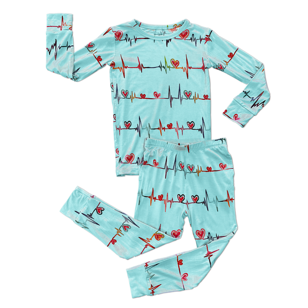 Heartbeat Long Sleeve PJ Set