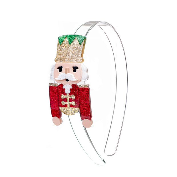 Nutcracker Glitter Red Headband