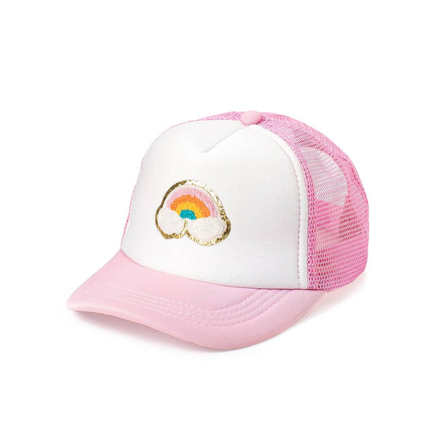 Rainbow Patch Hat - Kids Trucker Hat