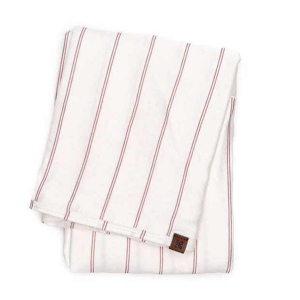 Swaddle Blanket (48" x 48") Striped Rose