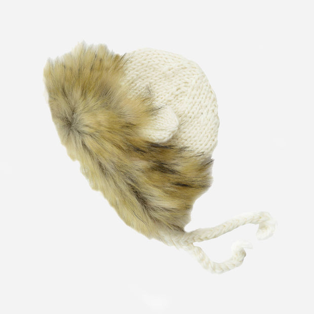 Lennon Lion, Cream | Hand Knit Kids & Baby Hat