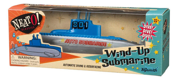 Neato! Classic Toys Wind Up Diving Submarine