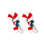 Candy Cane Red Stripes Alligator Clip