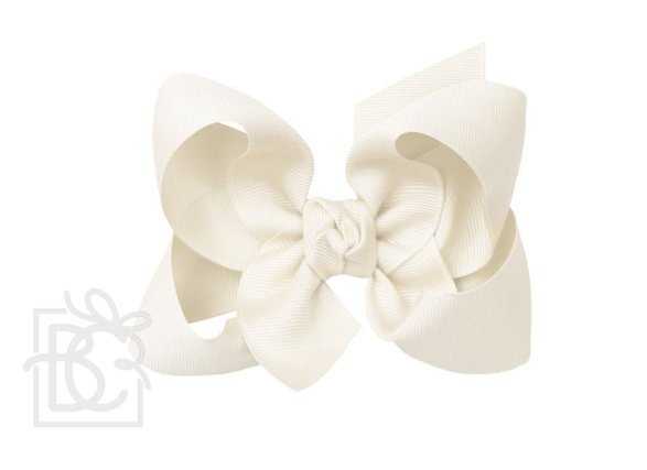 4.5" Large Grosgrain Bow w/Knot