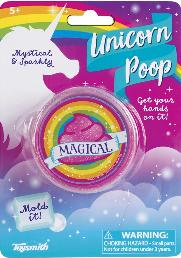 Unicorn Poop, Glittery Pink Putty Poop, Best Seller/Reusable